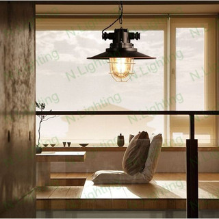 Chao đèn thả quán phong cách Bắc Âu chống nổ D300mm TCF92 - Đèn thả chao dành cho quán decor tân cổ điển