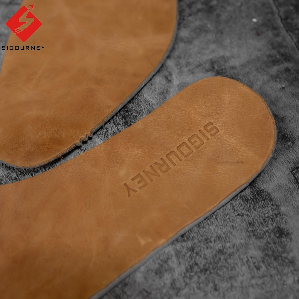 Lót Giày Cao Cấp Bằng Da Thảo Mộc SIGOURNEY Siêu Mềm Thấm Hút Mồ Hôi Thoáng Khí Thoải Mái Cho Nam