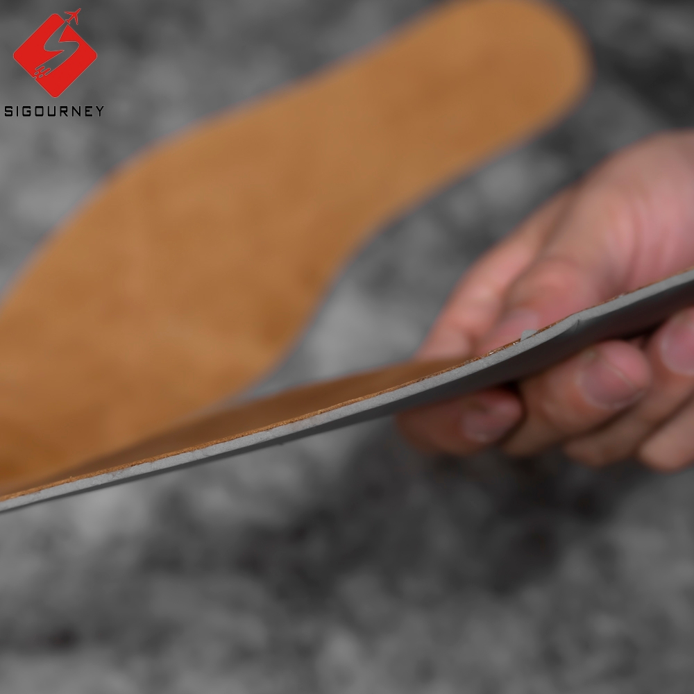 Lót Giày Cao Cấp Bằng Da Thảo Mộc SIGOURNEY Siêu Mềm Thấm Hút Mồ Hôi Thoáng Khí Thoải Mái Cho Nam