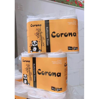 lốc/ 6 cuộn giấy vệ sinh corona