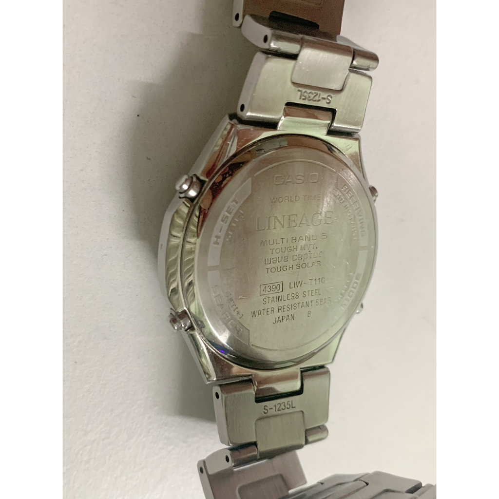 Đồng hồ Nam CASIO Solar Quartz  LIW-T110 Cal.4390 hàng si nhập Nhật đã qua sử dụng hình đẹp