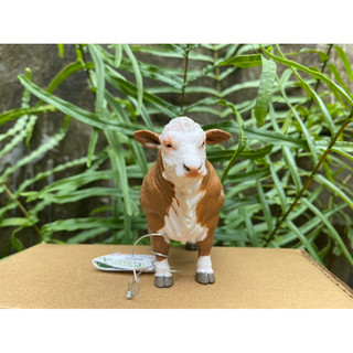 Mô hình động vật: Bò Hereford - Đực ( Chính hãng)