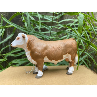 Mô hình động vật: Bò Hereford - Đực ( Chính hãng)