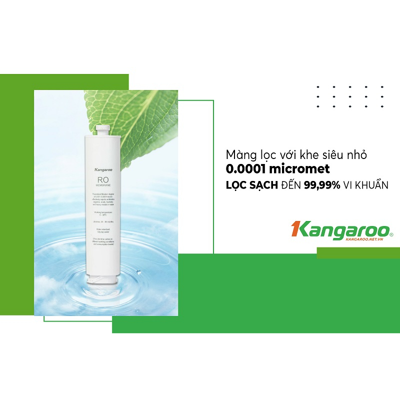 Lõi số 4 - Màng đúc RO Kangaroo - Hàng chính hãng - Dùng cho model máy : KG100HU, KG100HU+, KG100MED,KG100EED,KG100HED