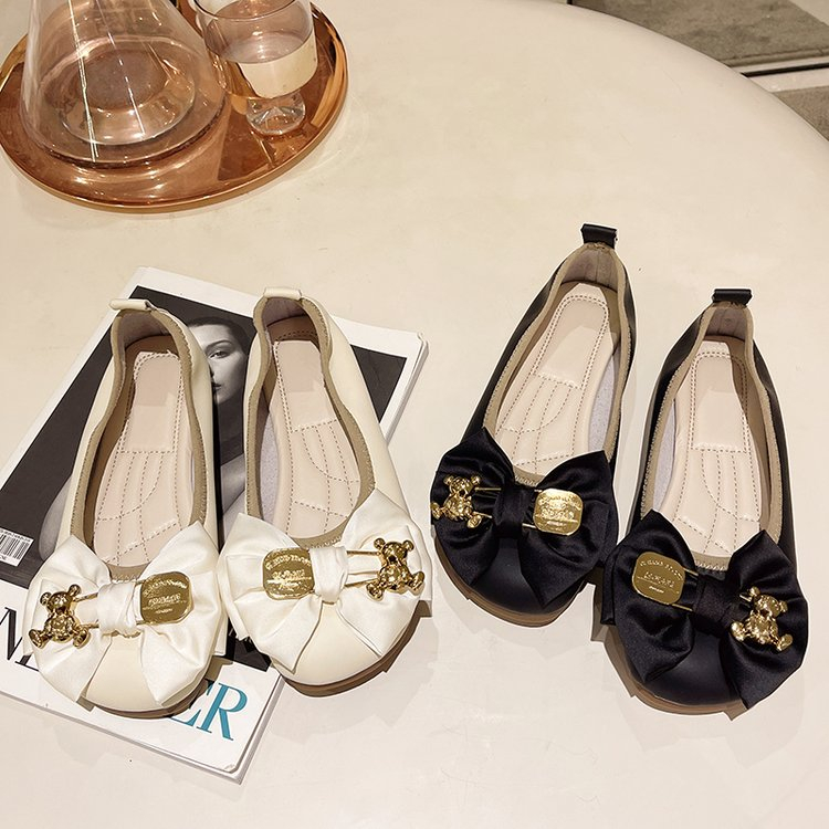 Giày búp bê nơ gấu có big size 40 - 43