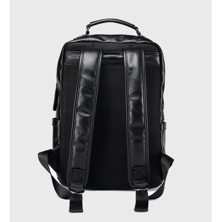 Balo da nam nữ chất liệu da PU cao cấp Hàn Quốc chống nước laptop 15,6 inch |𝑶𝒉𝒂𝒚𝒐𝒐- 𝑩𝒂𝒍𝒐 𝒅𝒂 𝑯𝒂̀ 𝑵𝒐̣̂𝒊