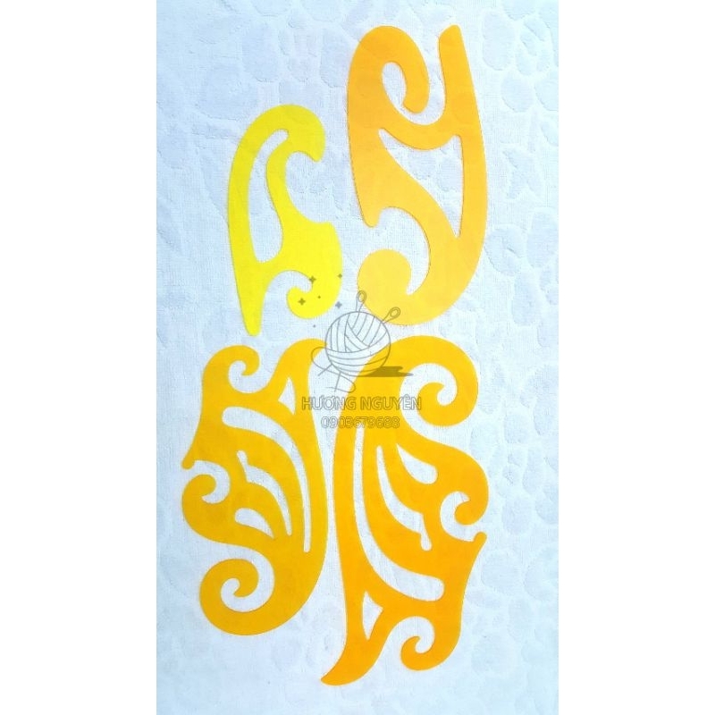 Thước vẽ đường cong .Thước cam hỗ trợ trong may vá