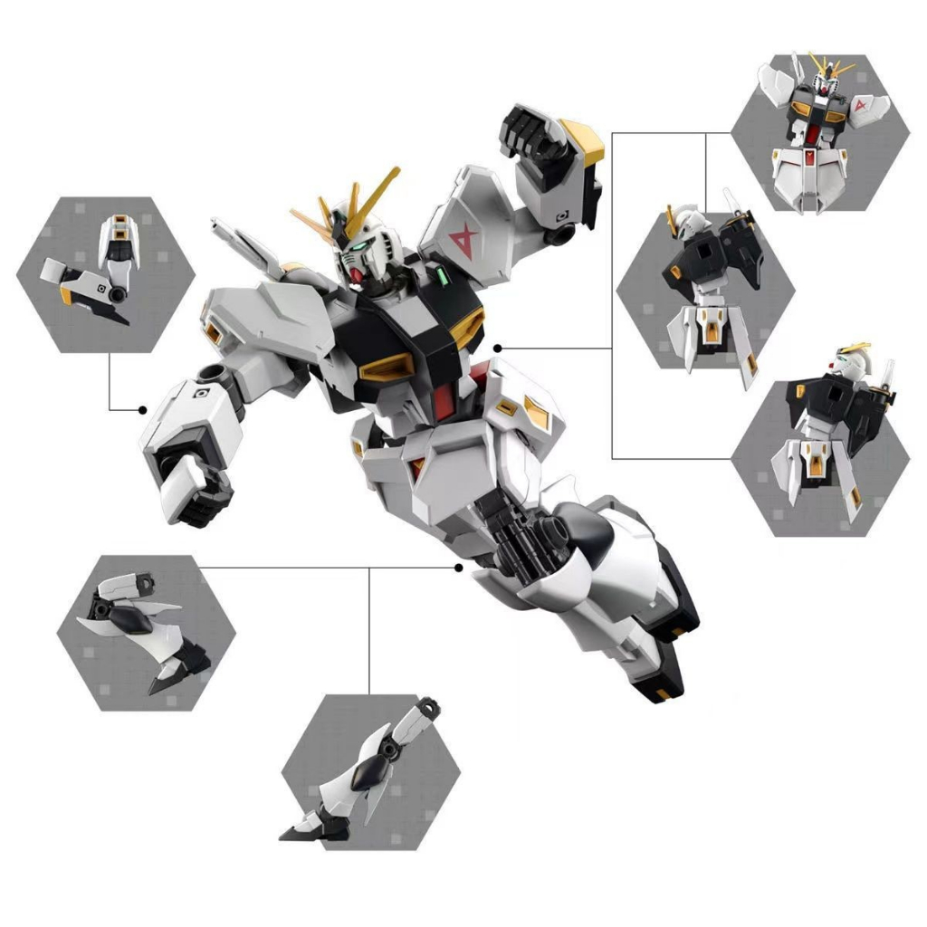 Mô Hình Lắp Ráp Đồ Chơi Cầm Tay Gundam Amuro V 622EG 1/144