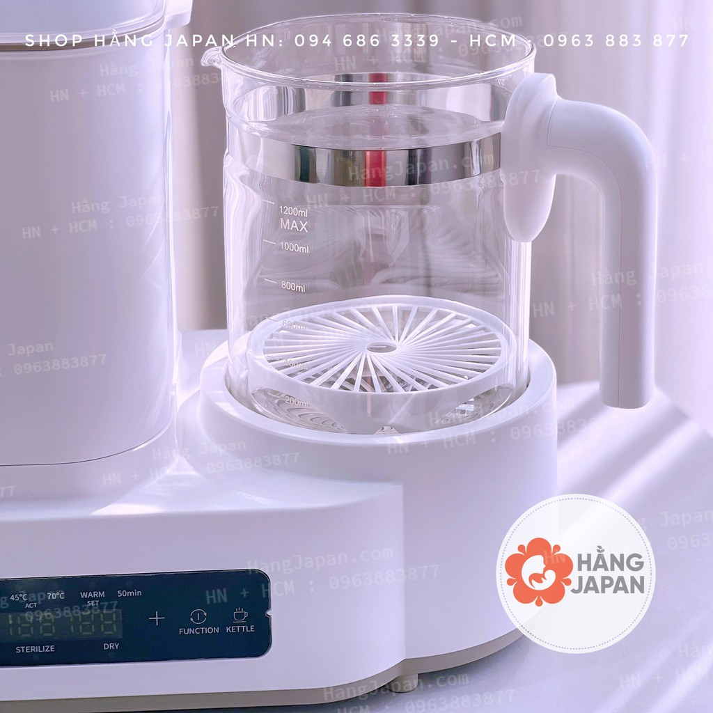 Máy tiệt trùng sấy khô, đun nước, hâm thức ăn đa năng 4in1 MoazBeBe MB031 - Bảo hành chính hãng