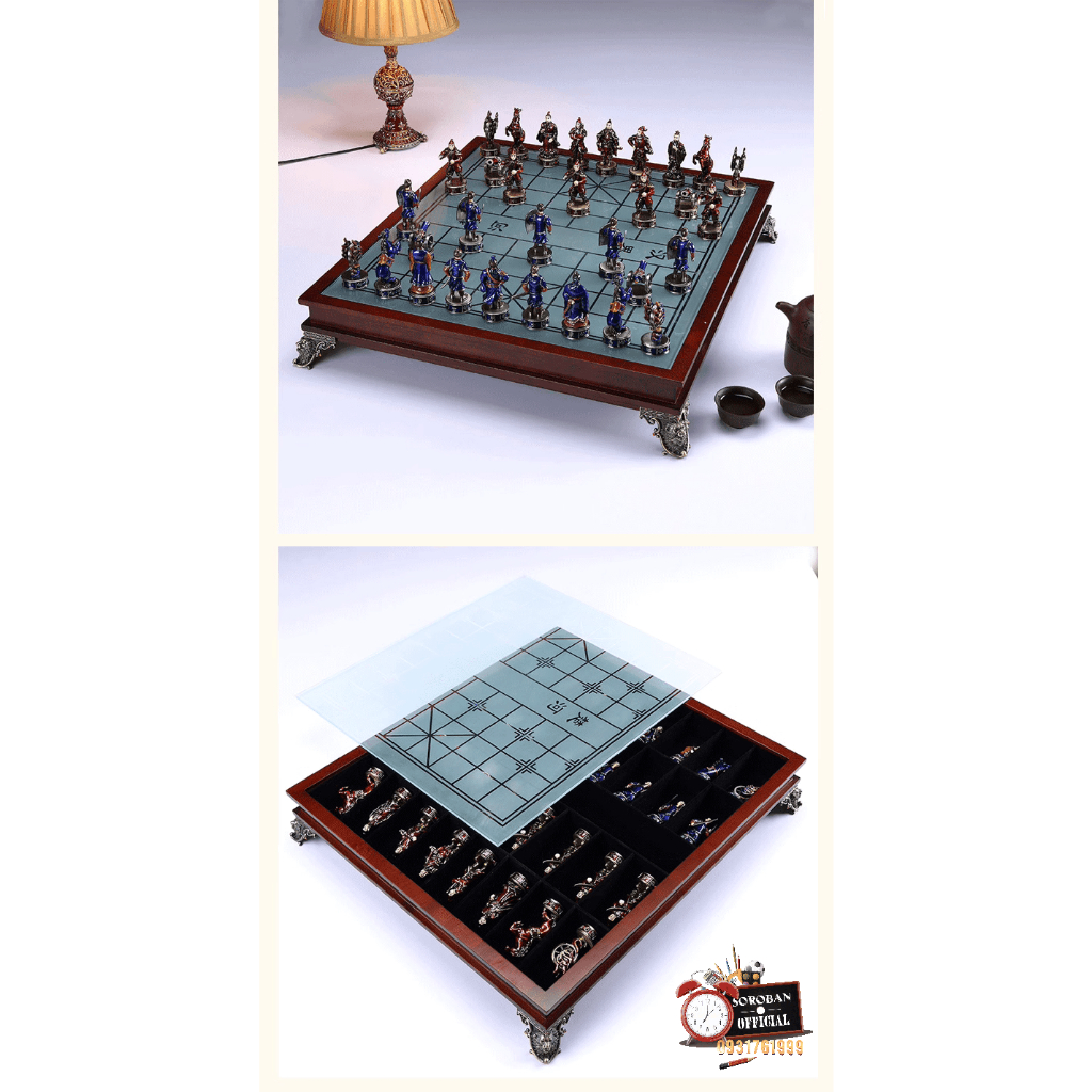 Cờ Tướng Cao Cấp - Sản Phẩm Trang Trí Nội Thất Và Quà Tặng Độc Đáo, Tinh Hoa Gỗ Tự Nhiên và Kim Loại Nguyên Khối