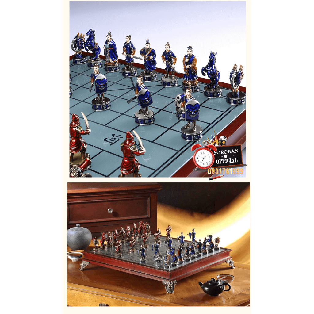Cờ Tướng Cao Cấp - Sản Phẩm Trang Trí Nội Thất Và Quà Tặng Độc Đáo, Tinh Hoa Gỗ Tự Nhiên và Kim Loại Nguyên Khối