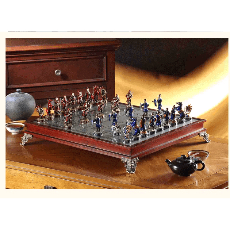 Cờ Tướng Cao Cấp - Sản Phẩm Trang Trí Nội Thất Và Quà Tặng Độc Đáo, Tinh Hoa Gỗ Tự Nhiên và Kim Loại Nguyên Khối