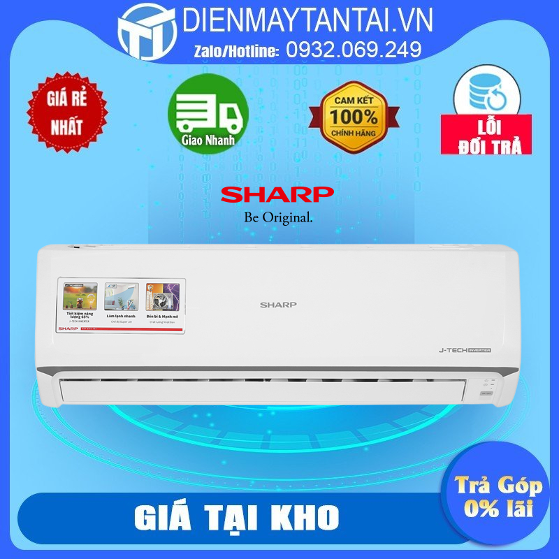 AH-X10ZEW - Máy Lạnh Sharp inverter 9000btu X10ZEW 1.0HP - Chỉ giao ở HCM