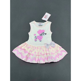 Váy sát nách chân tầng xoè cho bé gái size 12m - 10y