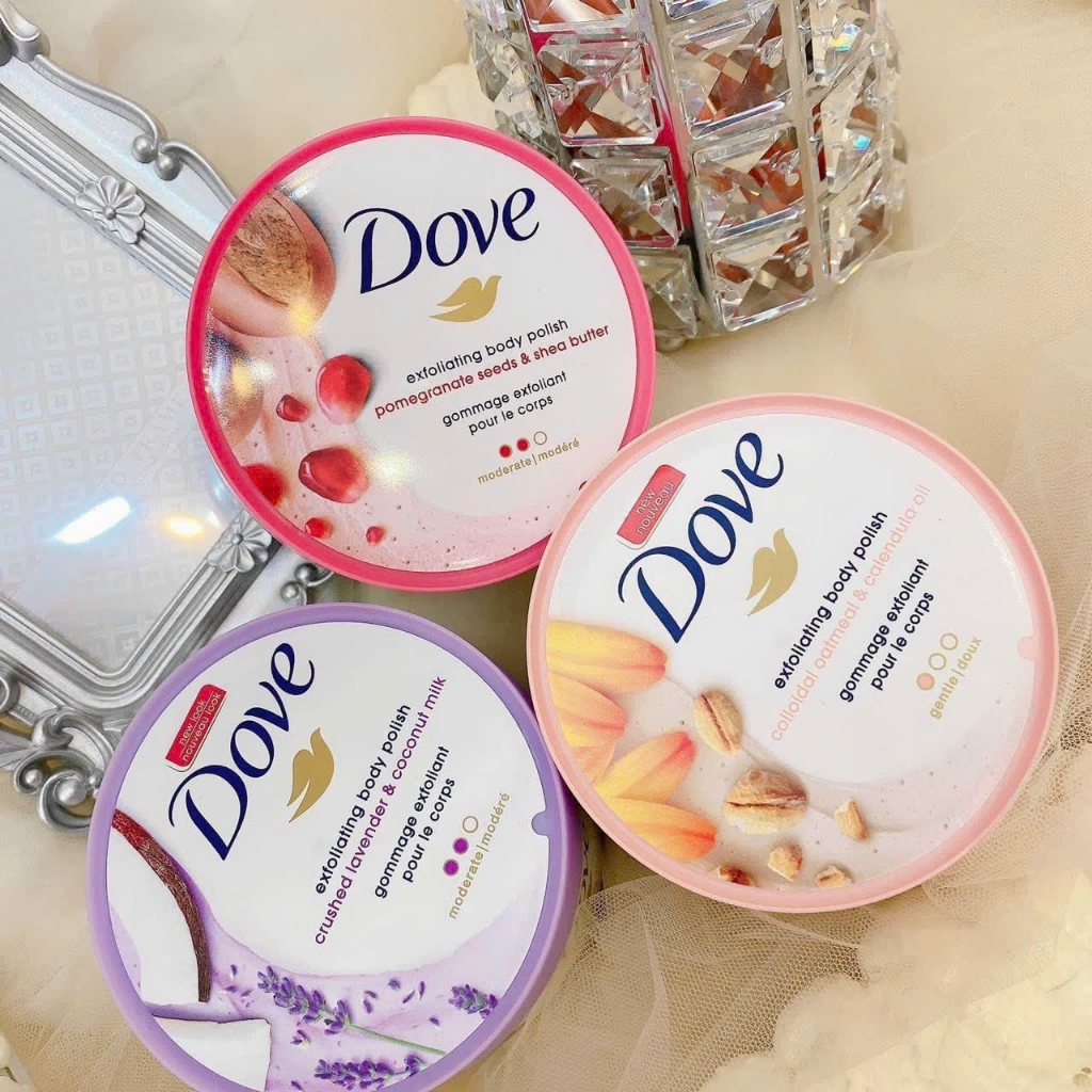 Tẩy tế bào chết Dove Exfoliating Body Polish - Hủ 298g | BigBuy360 - bigbuy360.vn