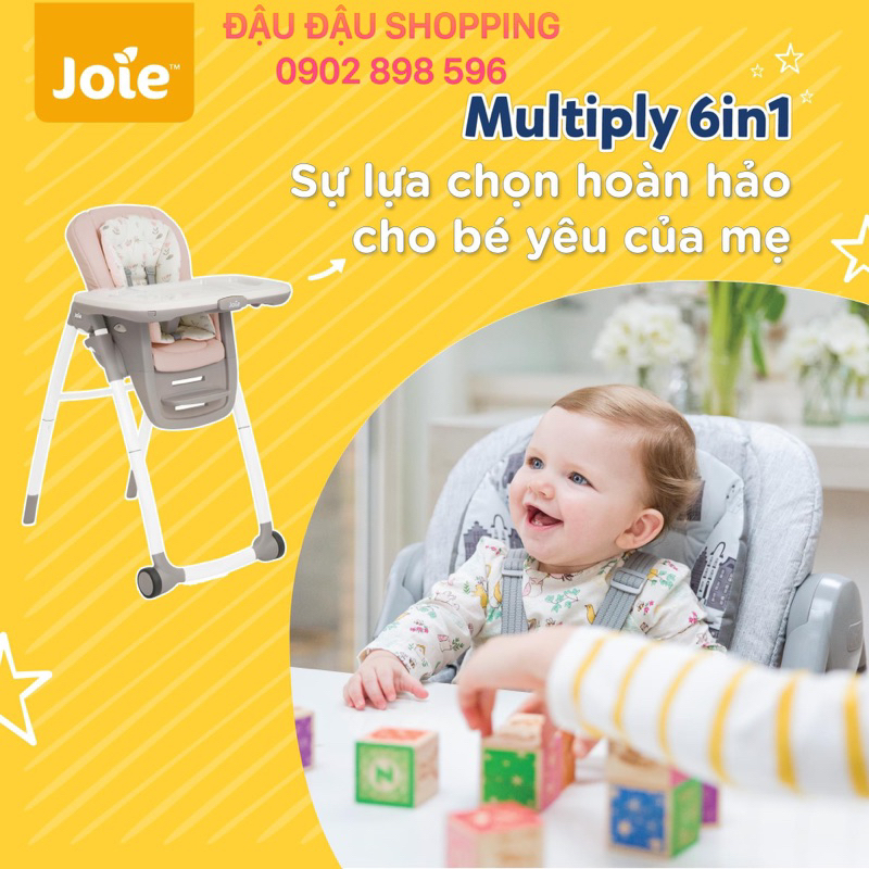 Ghế ăn dặm cho trẻ em từ 6-72 tháng Joie Multiply