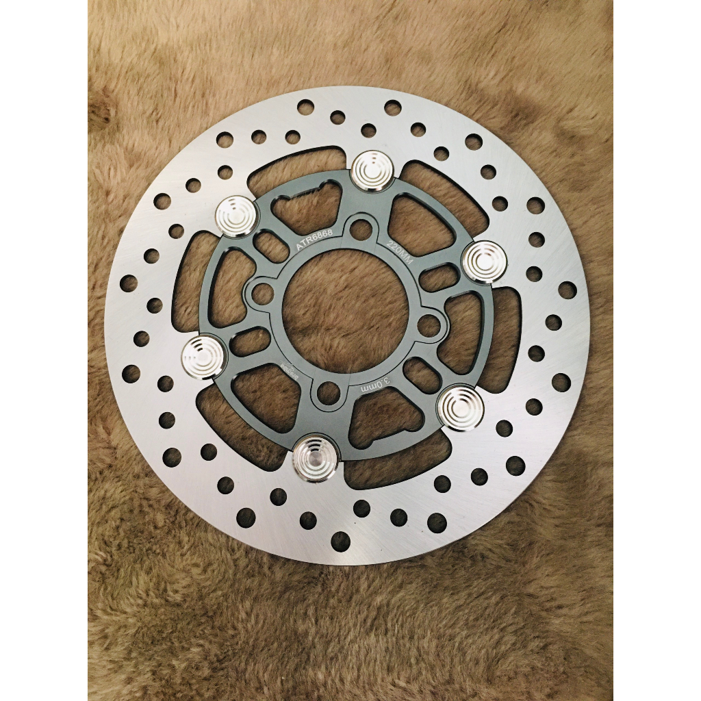 Đĩa BB Moto 3 220mm khoen inox 304 V1 MS:043