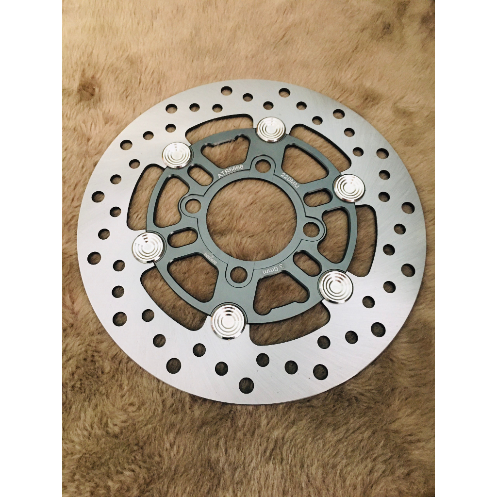 Đĩa BB Moto 3 220mm khoen inox 304 V1 MS:043