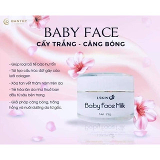 Kem Baby face milk cấy trắng giúp da căng bóng trắng hồng tự nhiên