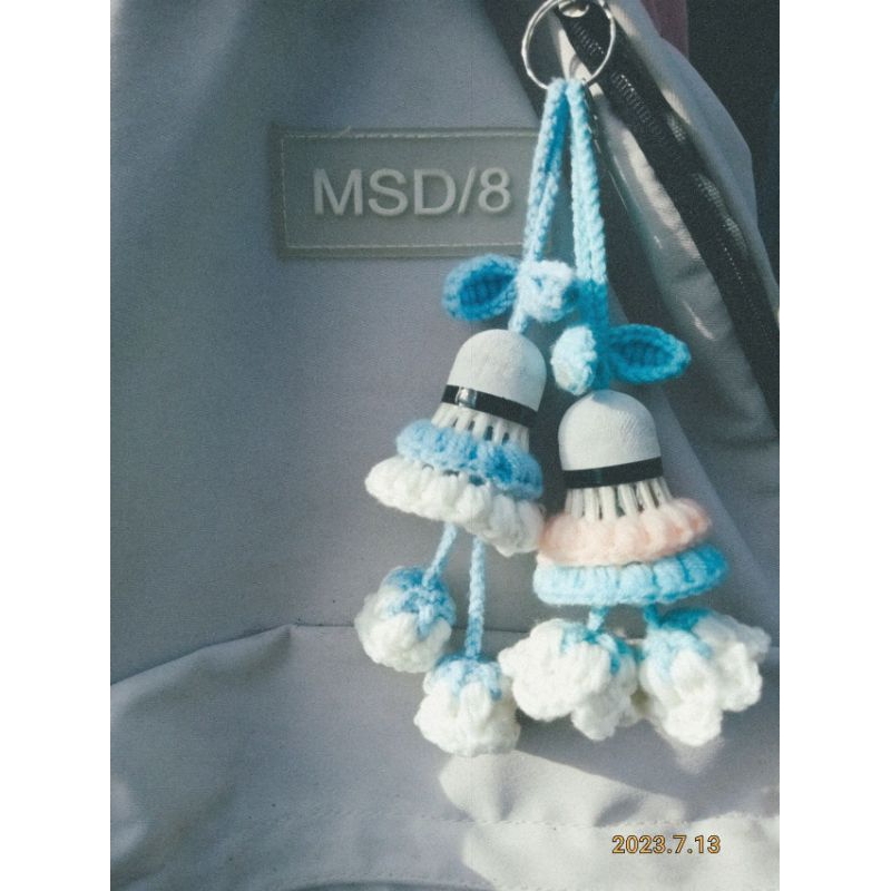 Móc khóa cầu lông len