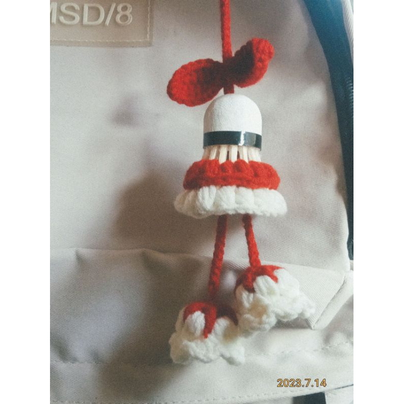 Móc khóa cầu lông len