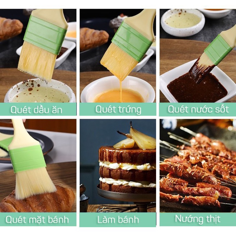Chổi quét mặt bánh lông mịn