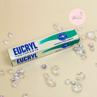 Kem đánh răng tẩy trắng vị bạc hà Eucryl Freshmint Toothpaste (62g)