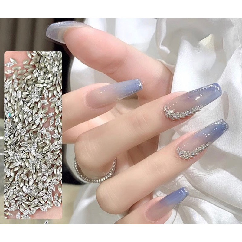 Đá khối mini viền hạt gạo trang trí móng sét 100 viên