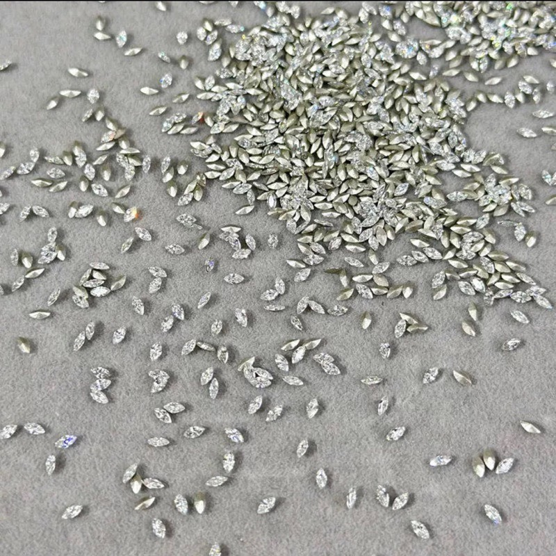 Đá khối mini viền hạt gạo trang trí móng sét 100 viên