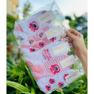 Vớ cổ ngắn gấu dâu lotso cute
