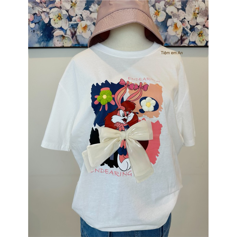 Áo phông cute qccc freesize 65kg nhiều mẫu part 2