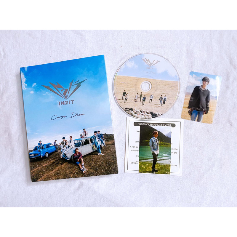 In2it Mini album Carpe Diem đã khui seal, đầy đủ đồ như hình.