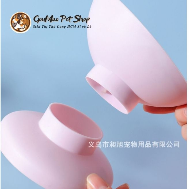 Bát ăn chống gù cho chó mèo - Goumao pet