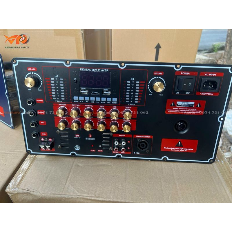 Bo Mạch loa kéo ADX DPS450, sử dụng loa đơn và đôi 50cm coil 65