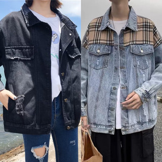 Order áo khoác jeans đen