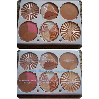 Bảng phấn bắt sáng tạo khối ofra glow -925k