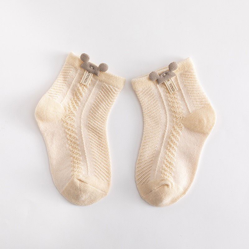 Tất lưới mickey cổ cao thoáng khí cho bé sơ sinh