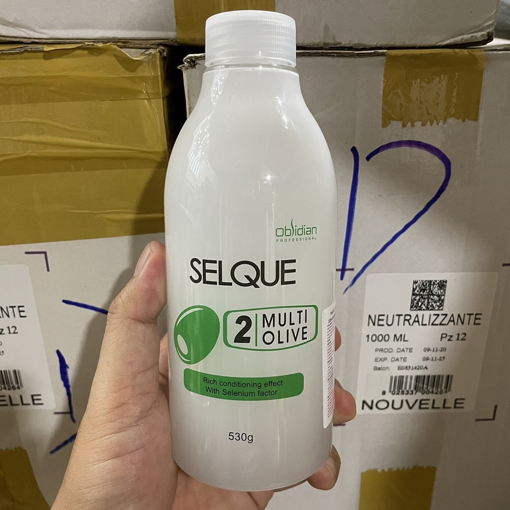 THUỐC UỐN TÓC OLIU UỐN LẠNH SELQUE OBSIDIAN CAO CẤP 410ML 530ML