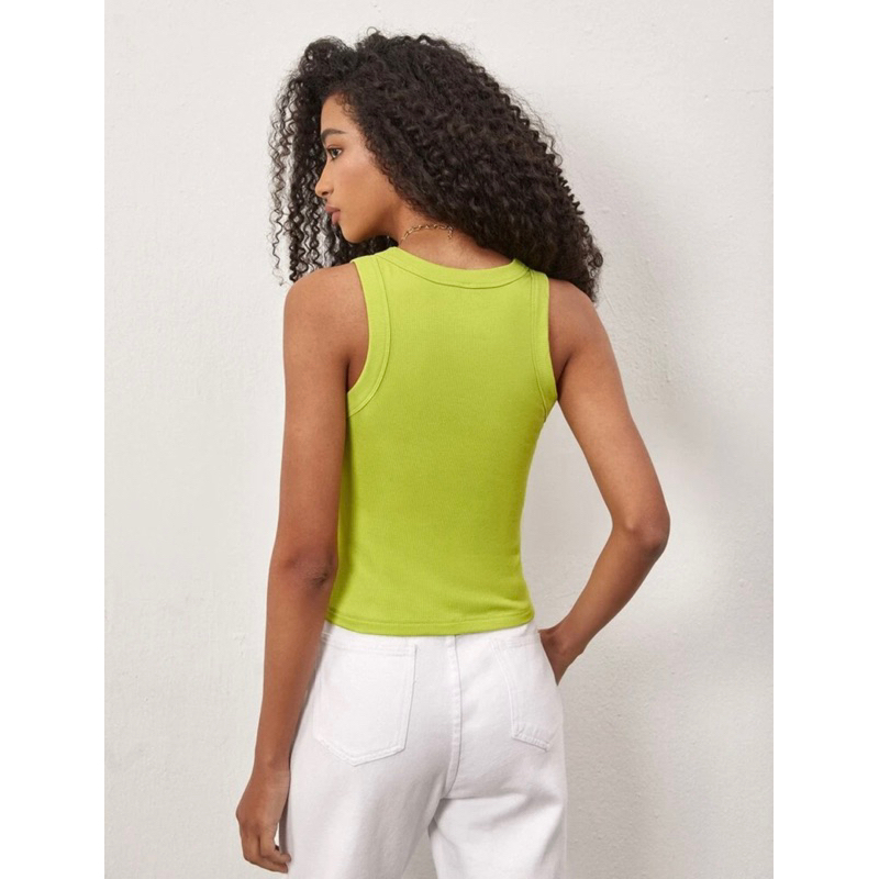 Áo Tank Top ba lỗ sát nách thun tăm trơn basic (Hàng Auth) - 13 màu