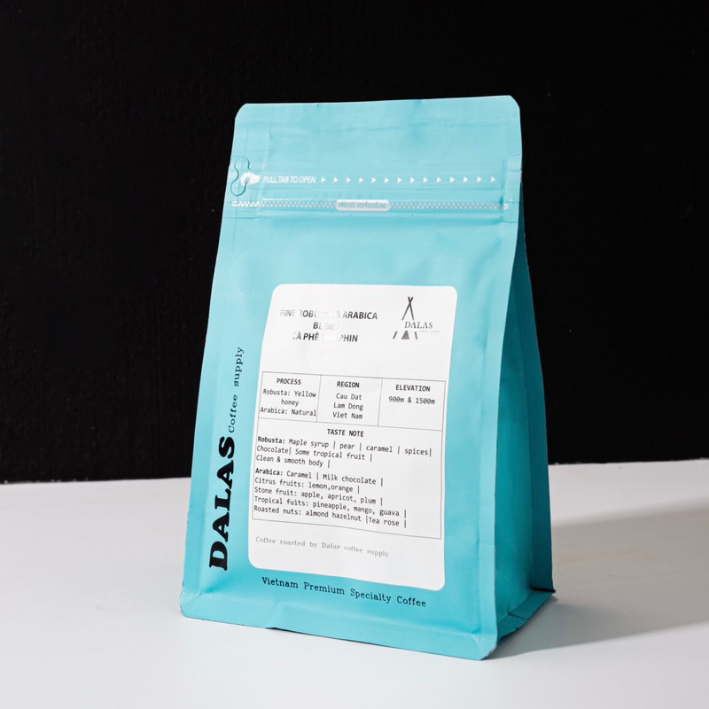 Cà phê pha phin Blend Fine Robusta & Specialty Arabica nguyên chất rang mộc 100% vị đắng đầm hậu ngọt, chua thanh thơm