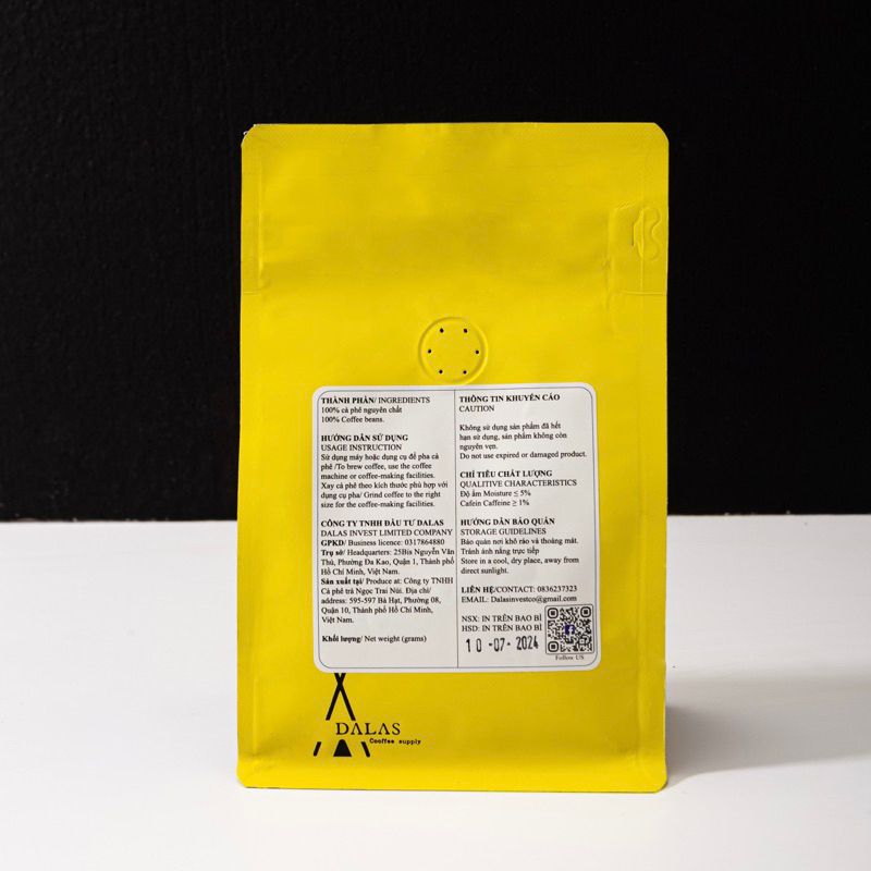 Cà phê pha phin Blend Fine Robusta & Specialty Arabica nguyên chất rang mộc 100% vị đắng đầm hậu ngọt, chua thanh thơm