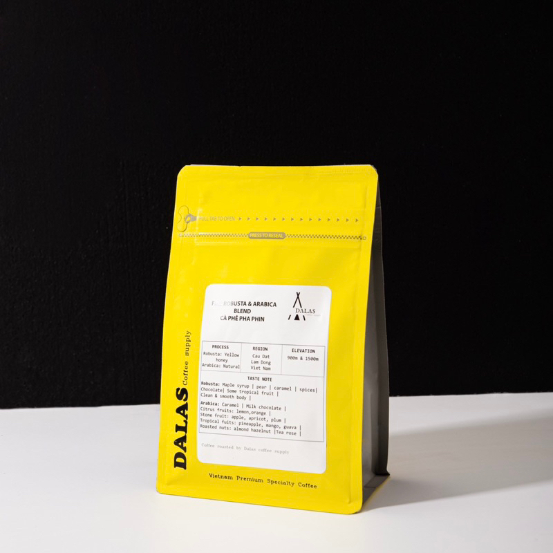 Cà phê pha phin Blend Fine Robusta & Specialty Arabica nguyên chất rang mộc 100% vị đắng đầm hậu ngọt, chua thanh thơm