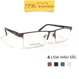 KÍNH NỬA GỌNG VUÔNG ,KÍNH KIM LOẠI NỬA GỌNG RB 1996EYEWEAR NHẬN CẮT CẬN VIỄN LOẠN THEO YÊU CẦU