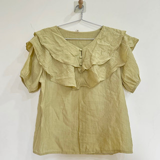 Thanh lý pass áo kiểu xinh tay bồng babydoll trễ vai 2hand