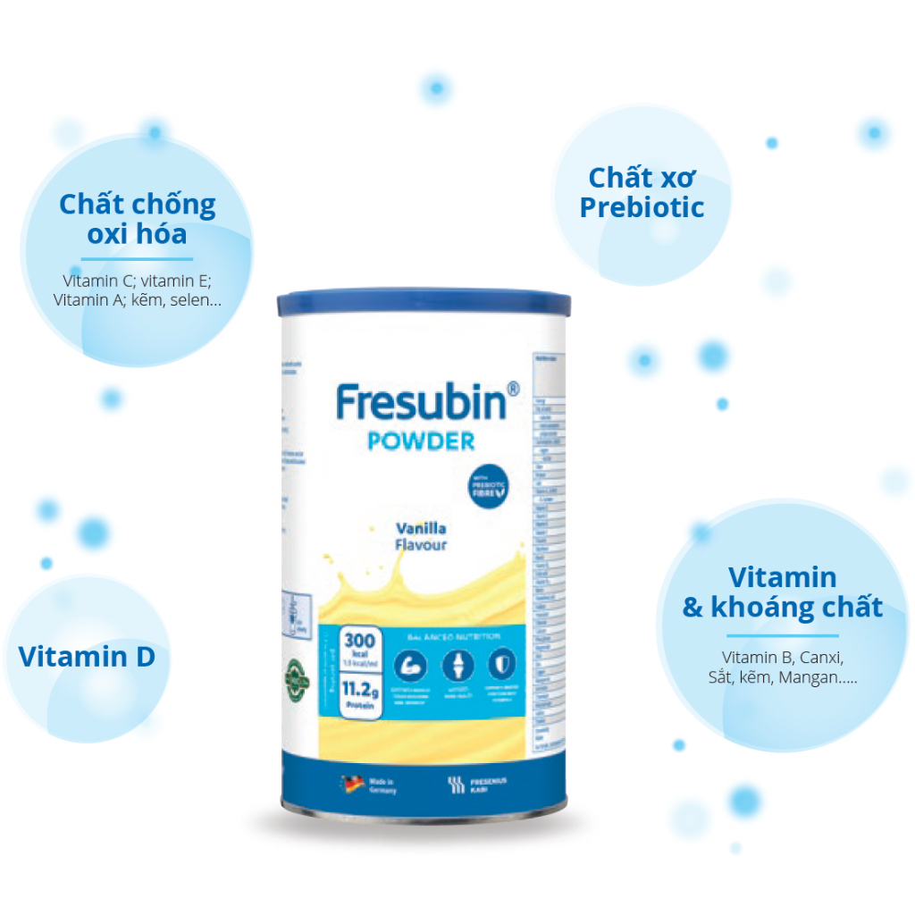 Fresubin Powder Fibre 500g (mới) - Dinh Dưỡng Tối Ưu Cho Người Bệnh, Người Lớn Tuổi