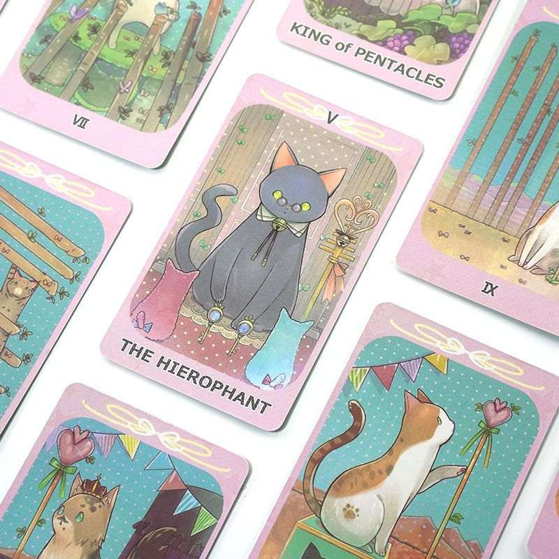Bộ Bài Dreaming Cat Tarot 78 Lá Bài Lời Khuyên Của Các Boss B269