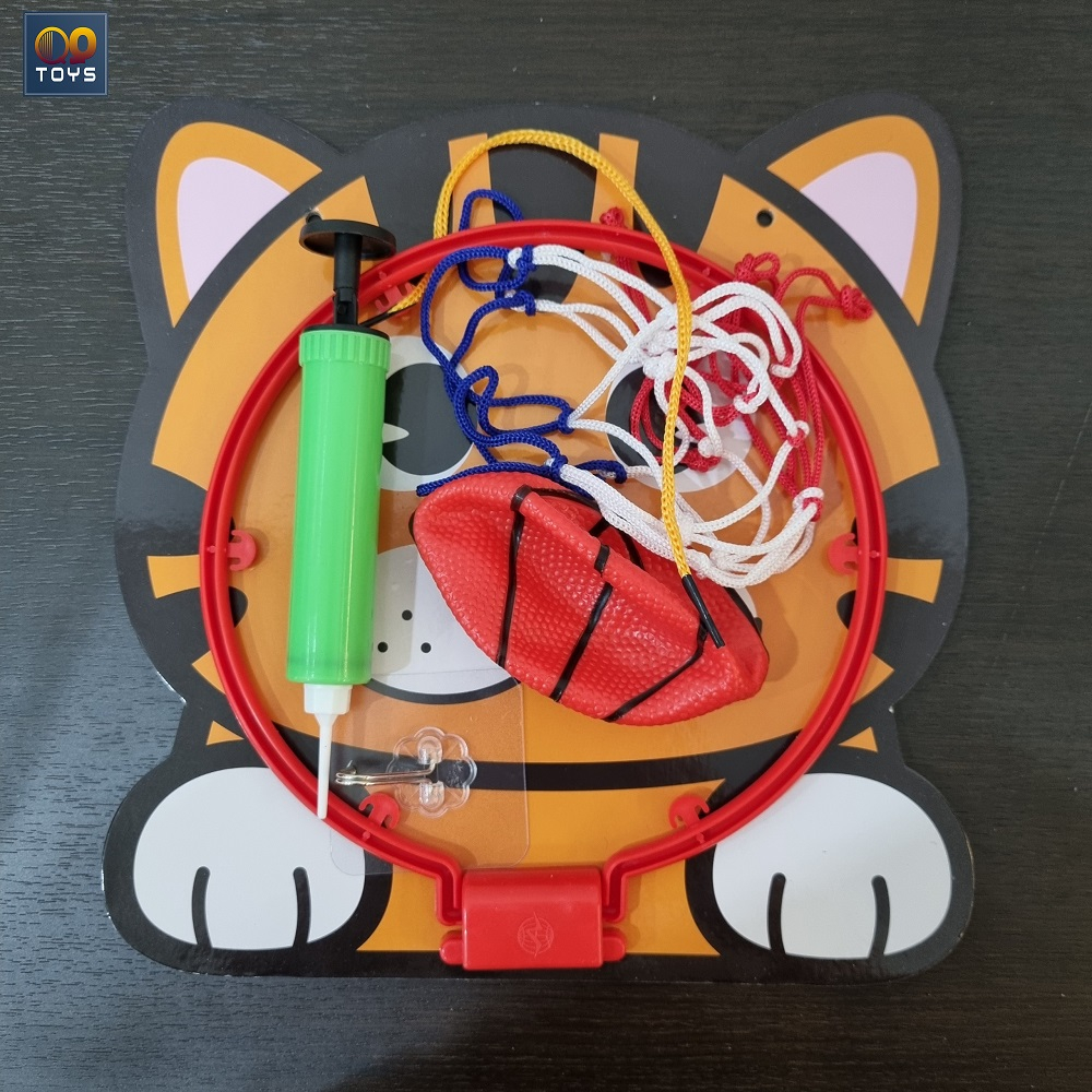Bộ đồ chơi bóng rổ hình chú cọp dễ thương dành cho bé  - QQ Shop