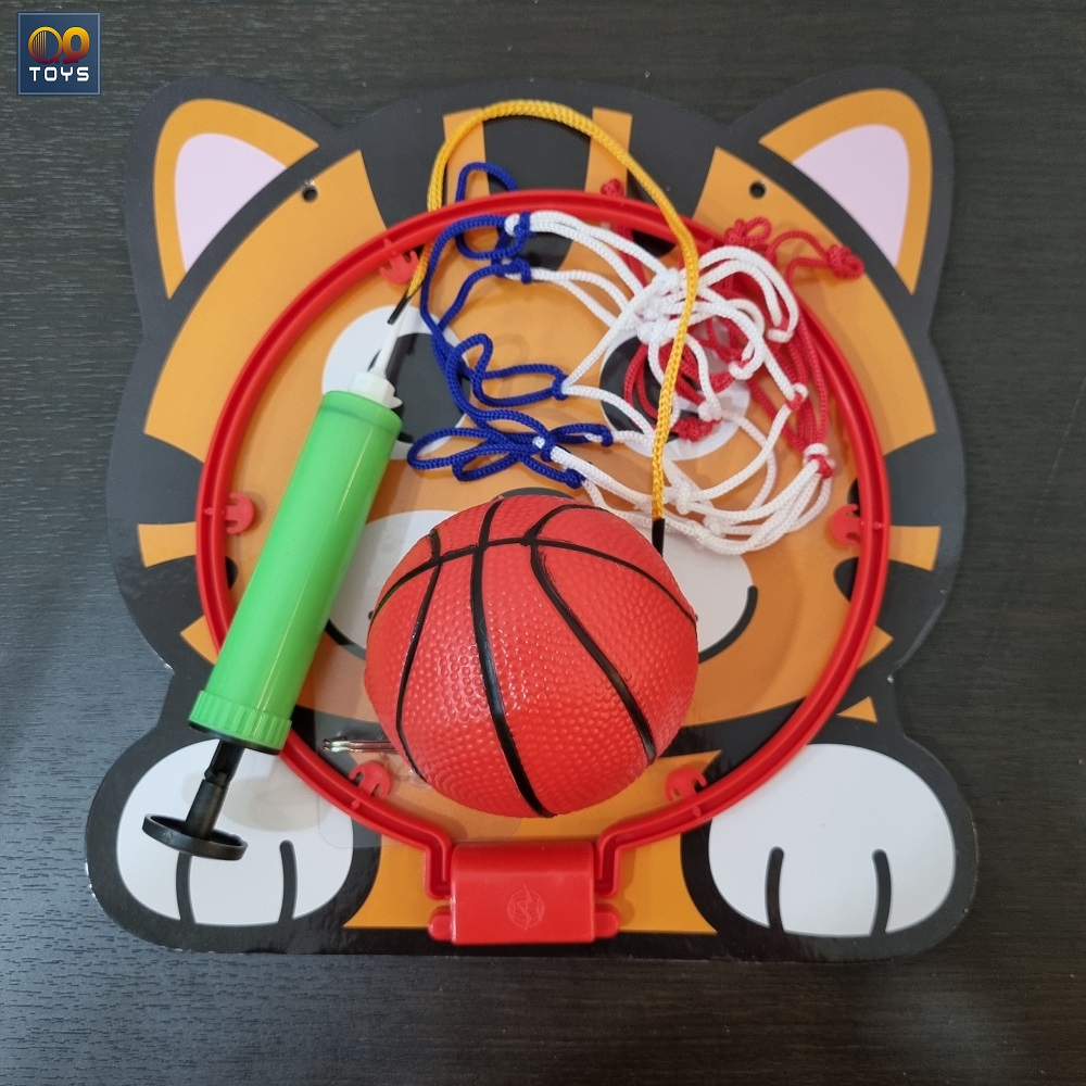Bộ đồ chơi bóng rổ hình chú cọp dễ thương dành cho bé  - QQ Shop
