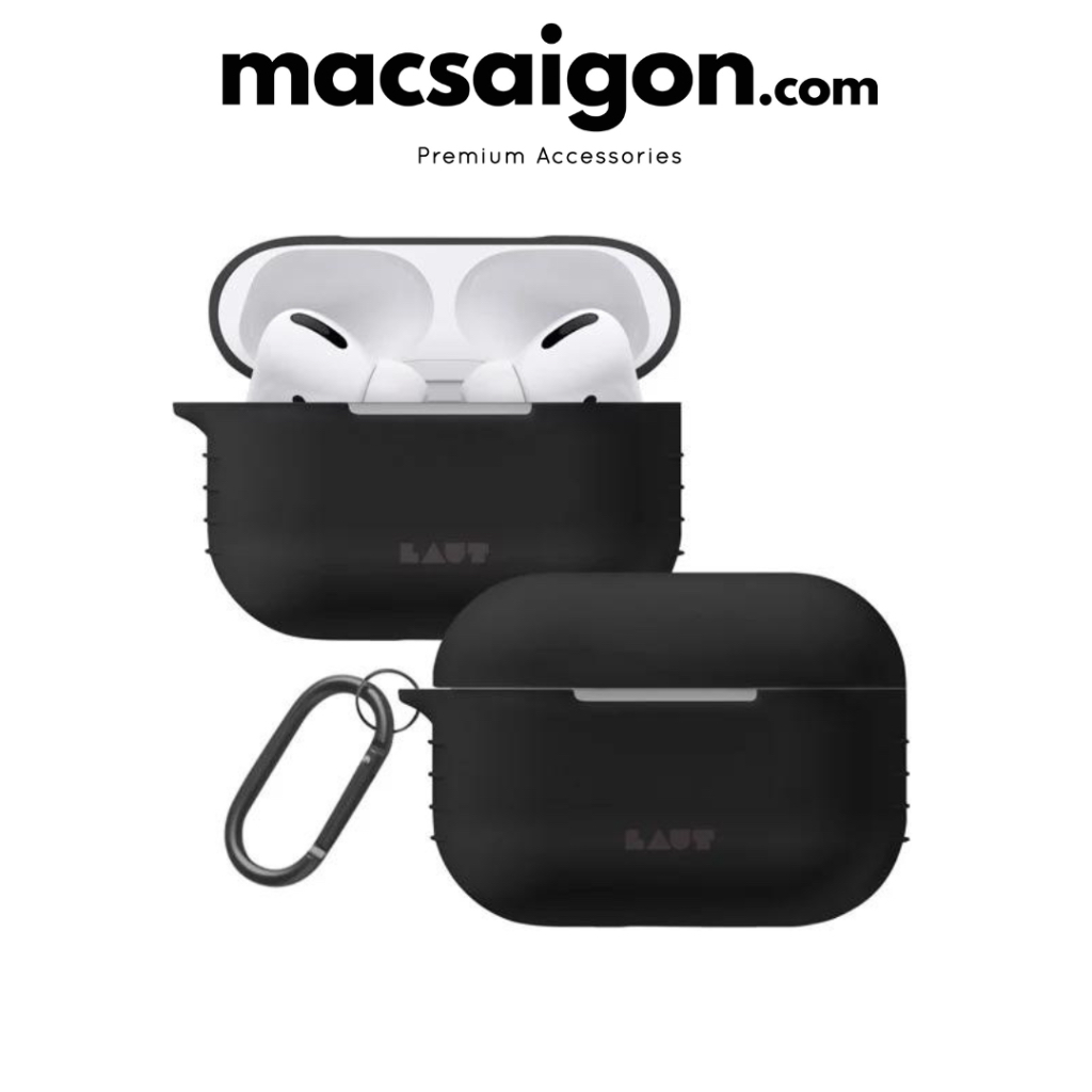 Vỏ bảo vệ AirPods Pro Laut Pods L-APP-POD-BK - Màu đen