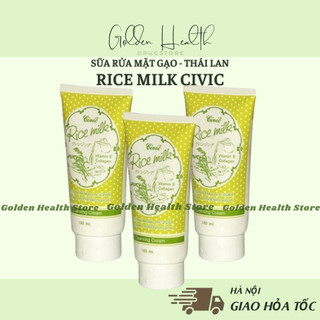 ⭐Rice milk - Sữa rửa mặt cám gạo Thái Lan 180ml